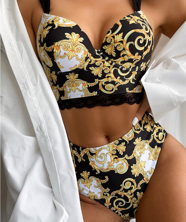 Temperament Totem Explosion Style Swimwear