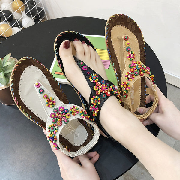 Women's Beaded Beach Shoes