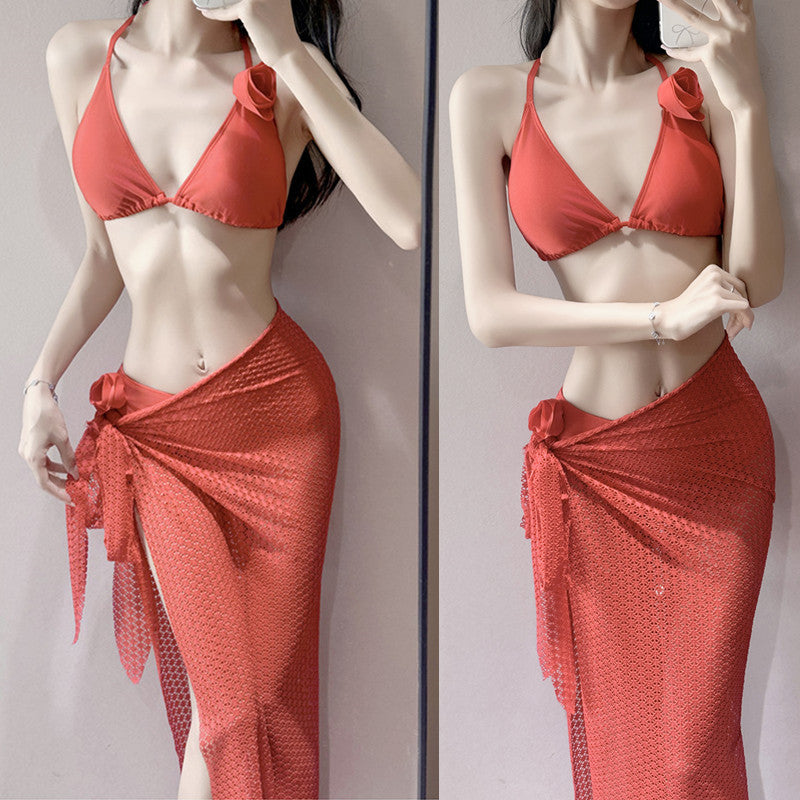 Women's Bikini Three-piece Suit