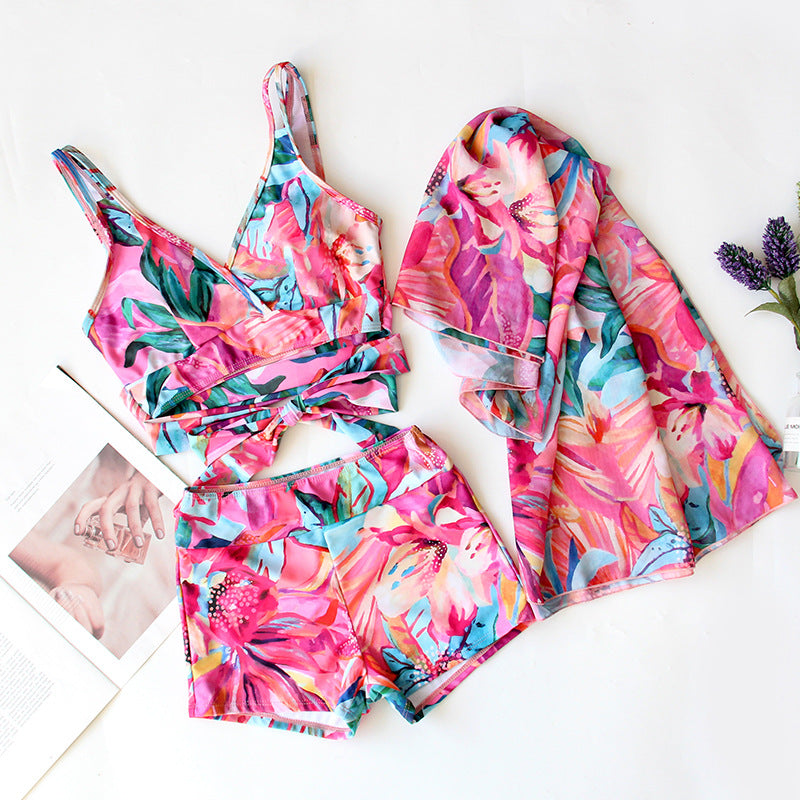 Split Three-piece Swimsuit