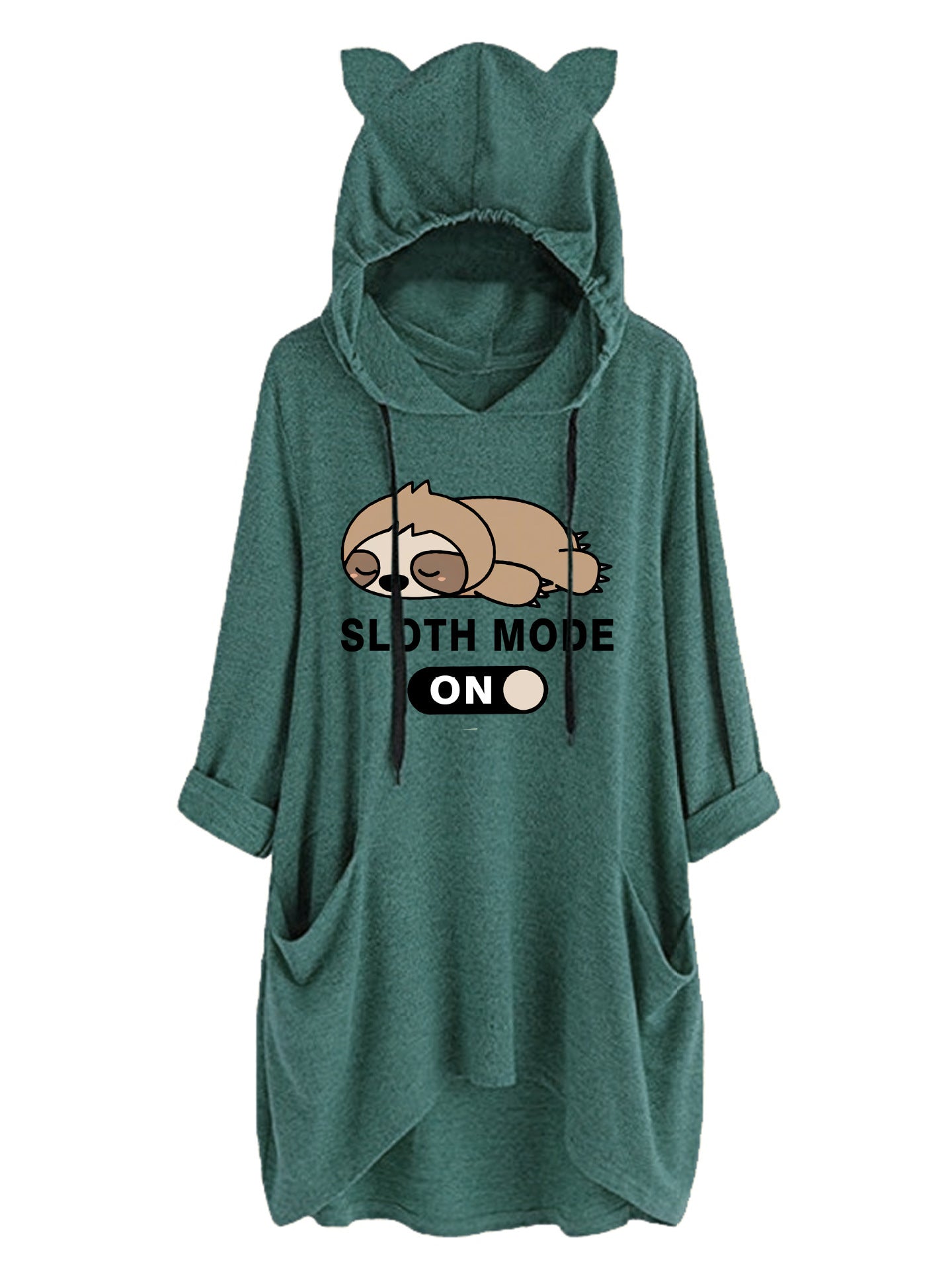 Autumn New Style Hooded Long-sleeved Women